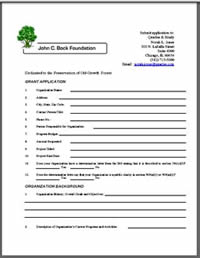 John C. Bock Grant Application